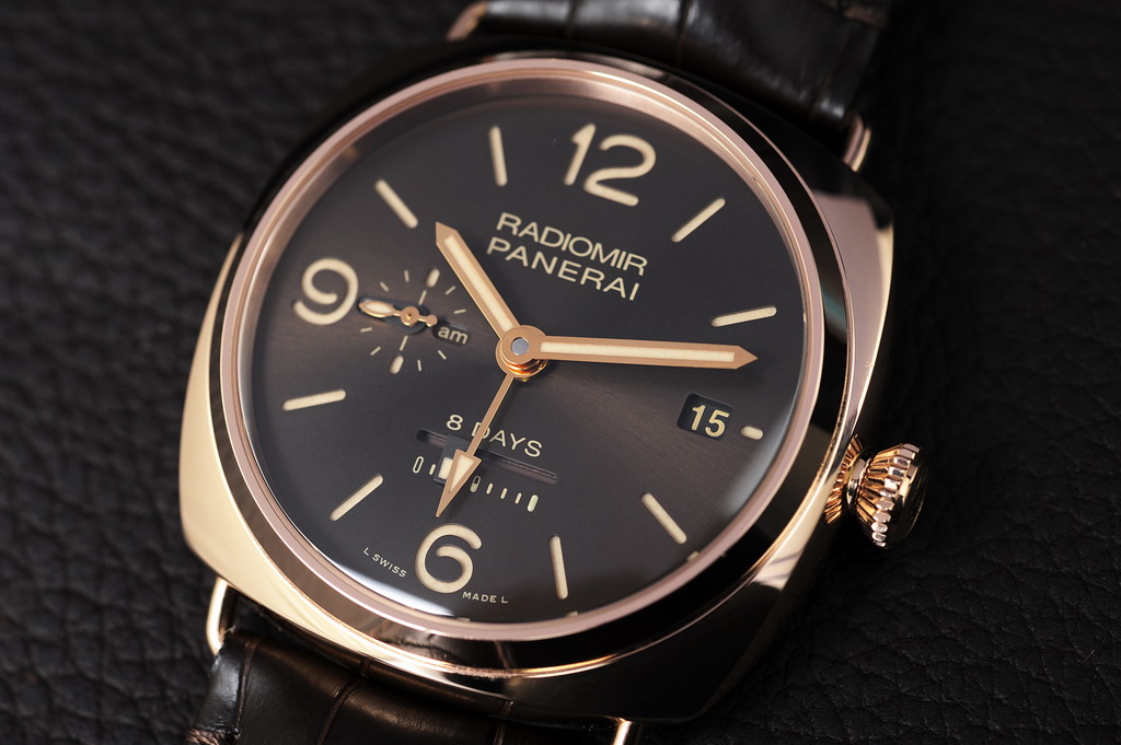 [SOLD] [LNIB] Panerai PAM 395 Radiomir 8 Days GMT Oro Rosso 45mm