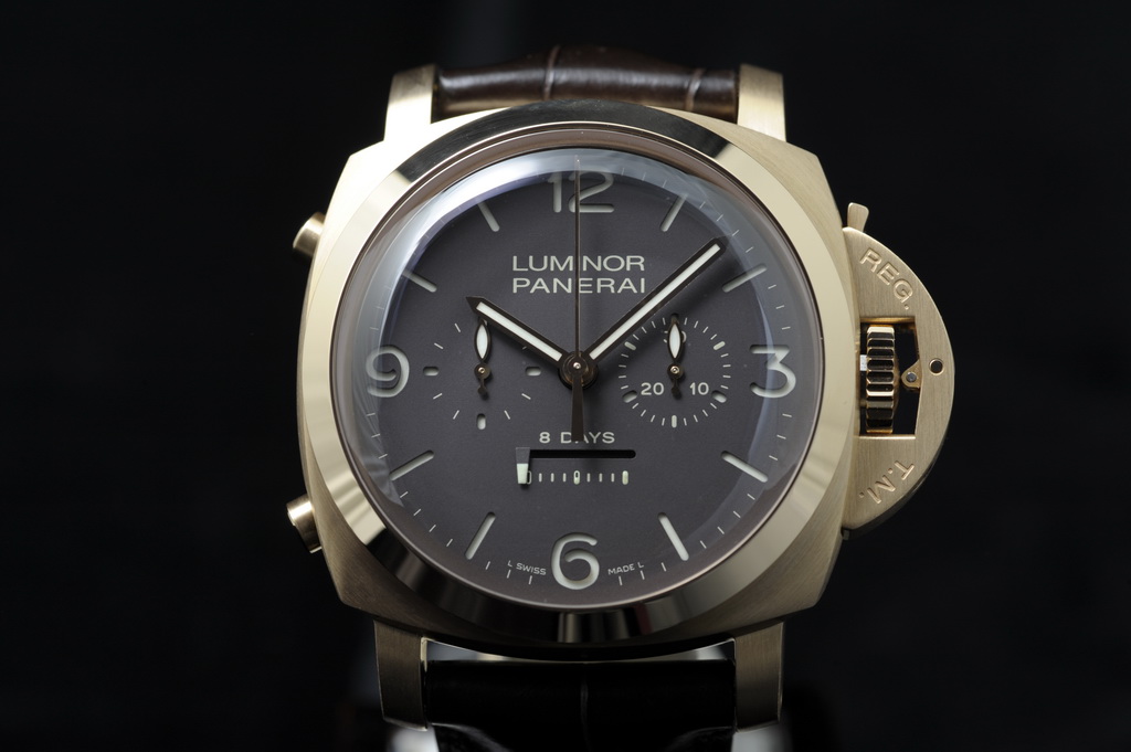 [SOLD] [NEW] Panerai PAM 319 Luminor 1950 8-Days Rattrapante Pin