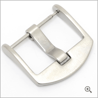 OEM style Brushed 'Thumbnail' compression pin buckle