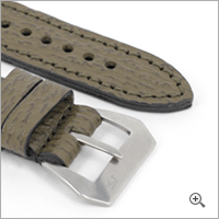 Mario Paci Original leather Khaki Sharkskin