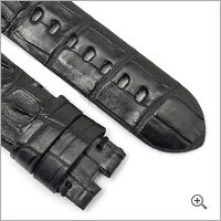 TC Milano Genuine Hornback Crocodile in Black