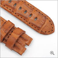 TC Milano Genuine Hornback Crocodile in Brown